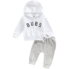 2Pcs Baby Boys Hoodie Tops Pants Set Dinosaur Deer Print Sweatsuit Fall Winter Outfits in Saudi Arabia
