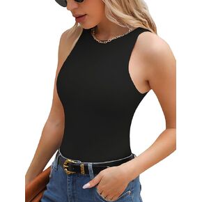 Degkim sexy bodysuit for women Halter Neck shapewear bodysuits Trendy Tank Tops pack