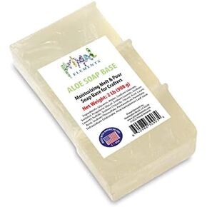 Primal Elements Honey Soap Base - Moisturizing Melt and Pour Glycerin Soap Base for Crafting and Soap Making, Easy to Cut - 10 Pound