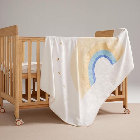 bc babycare بطانية مايلستون الشهرية مقاس 40 × 60 بوصة، خلفية تصوير لحديثي الولادة إلى طفل صغير مع بطانية أشهر قوس قزح للأطفال، بطانية مايلستون للأطفال من عمر 1 إلى 12 شهرًا طفلة وصبي in Kuwait