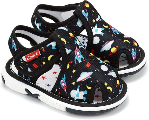 Baby Boy Girl Summer Sandals Infant Squeaky Shoes Lightwight Non-Slip Toddler First Walkers in Kuwait