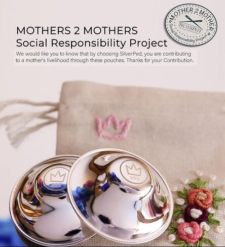999 Silver Nursing Cups, Silver Nipple Shield, Soothe and Protect Sore Nipples, Silver Nipple Covers Breastfeeding, Silver Nipple Cups, 2 Pieces in Kuwait