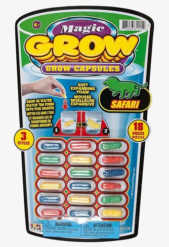 JA-RU Magic Grow Capsules Best Growing Animals Assorted Style Capsules Bath Toys for Kids. 305-1H in Saudi Arabia