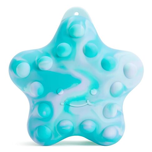 Munchkin® Pop Squish™ Popping Bath Toy - Mold-Free Squeezable Sensory Baby Fidget Toy Without Holes, Starfish in Saudi Arabia