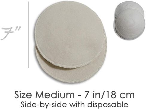 Merino Wool Nursing Pads, Style Softline, Regular Thickness, 5 in. Diameter in Saudi Arabia