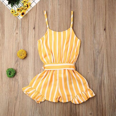 Kids Toddler Baby Girl Red Plaid Big Bow Sleeveless Romper Jumpsuit Trousers Clothes Outfits in Kuwait