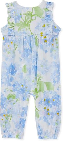 Burt's Bees Baby Baby Romper Jumpsuit, Blue Happy Hydrangeas, 18 Months in Saudi Arabia
