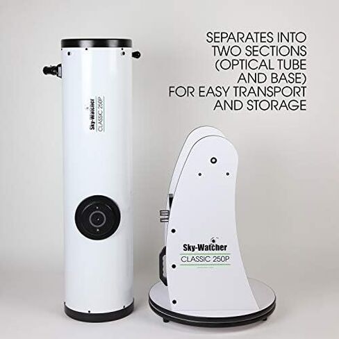 Sky-Watcher Classic 200 Dobsonian 8-inch Telescope – Solid-Tube – Simple, Traditional Design – Easy to Use, Perfect for Beginners, White (S11610) in Saudi Arabia