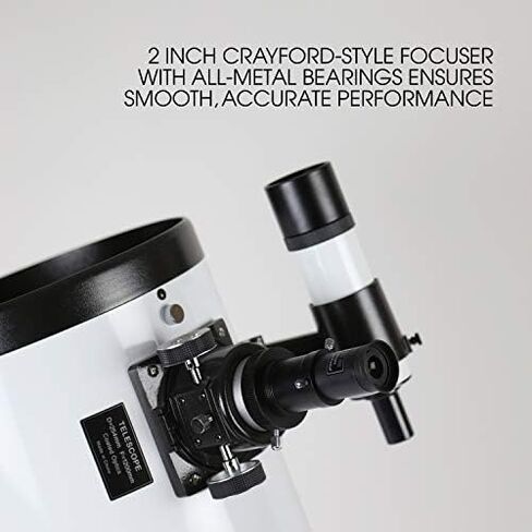 Sky-Watcher Classic 200 Dobsonian 8-inch Telescope – Solid-Tube – Simple, Traditional Design – Easy to Use, Perfect for Beginners, White (S11610) in Saudi Arabia