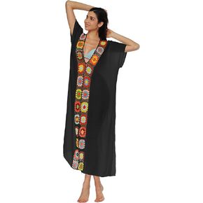 Chrisuno Women's Plus Size Bathing Suit Cover Ups Swimsuit Coverups Dress Soft Crochet Bikini Beach Skirt
