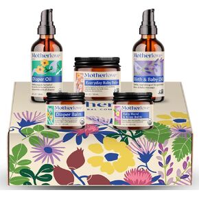 صندوق هدايا العناية بجسم الطفل من Motherlove - العناية بالجسم النظيف لحديثي الولادة والرضع والأطفال الصغار - هدية استحمام الطفل ومستلزمات الحضانة in Kuwait