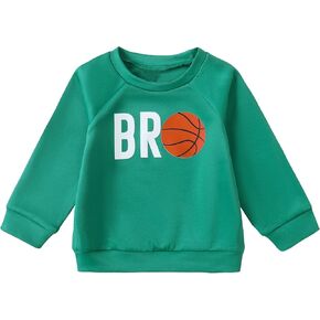 OPAWO طفل رضيع الفتيان الرياضة بلوزات كرة السلة كرة القدم البيسبول كرة القدم إخوانه الجرافيك البلوز الرضع قمم تي شيرت 9M-3T in Kuwait