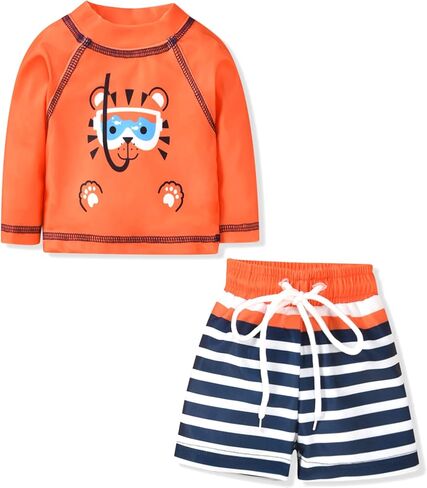 Aalizzwell Infant Baby Boy Long Sleeve Bathing Suit in Saudi Arabia
