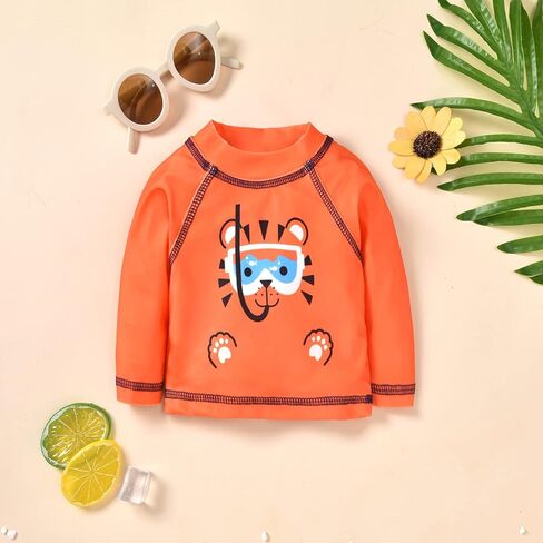 Aalizzwell Infant Baby Boy Long Sleeve Bathing Suit in Saudi Arabia