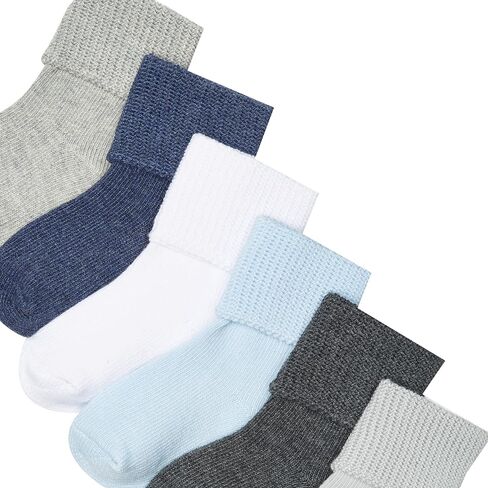 Luvable Friends Unisex Baby Newborn and Baby Socks Set in Saudi Arabia