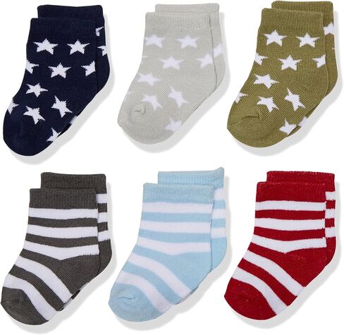 Luvable Friends Unisex Baby Newborn and Baby Socks Set in Saudi Arabia