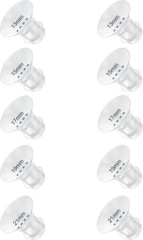 8 قطع حشوات شفة 19 مم/21 مم، متوافقة مع مضخة الثدي بدون استخدام اليدين Momcozy S12 Pro/M5/S9 Pro، تستخدم لـ Medela/Spectra/Elvie/Willow/TSRETE/kmaier 24 مم دروع/فلنجات، تقلل 24 مم إلى مقاس آخر، 4 قطع/حجم in Kuwait