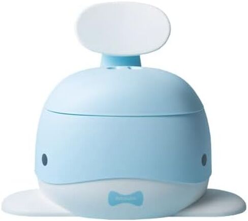 Petinube Whale Potty Training Toilet for Infant and Toddler, Anti-Splash, Easy Clean (Blue) in Kuwait