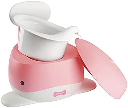 Petinube Whale Potty Training Toilet for Infant and Toddler, Anti-Splash, Easy Clean (Blue) in Kuwait