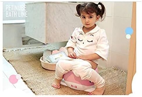 Petinube Whale Potty Training Toilet for Infant and Toddler, Anti-Splash, Easy Clean (Blue) in Kuwait