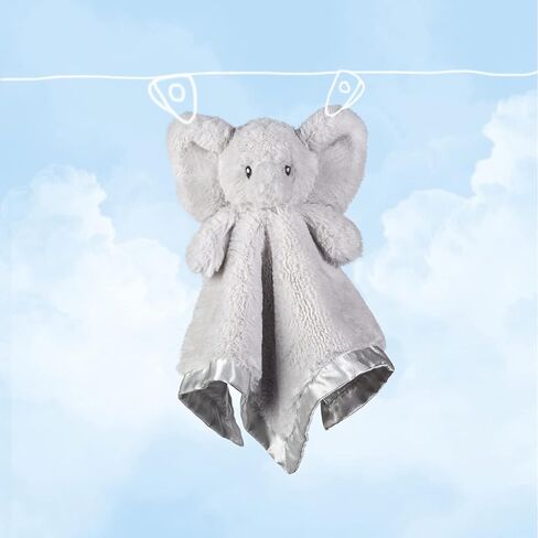بطانية BEILIMU Baby Bear Security بطانية ناعمة من Minky Baby Lovey Animal Plush هدية محببة للجنسين للأطفال الصغار والأولاد والبنات، 14 بوصة (بني فاتح) in Kuwait