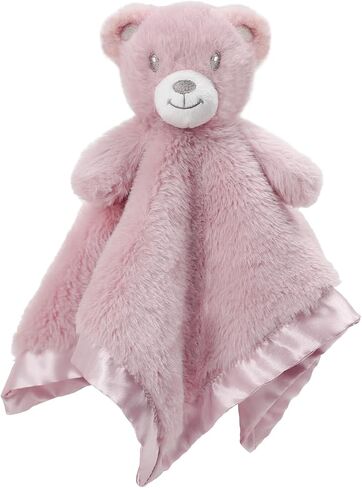 بطانية BEILIMU Baby Bear Security بطانية ناعمة من Minky Baby Lovey Animal Plush هدية محببة للجنسين للأطفال الصغار والأولاد والبنات، 14 بوصة (بني فاتح) in Kuwait