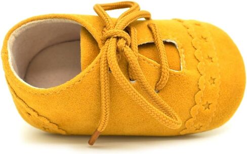 Dukars Baby Boys Girls Soft Sole Moccasins Lace-up Infant Toddler Shoes Sneaker in Kuwait