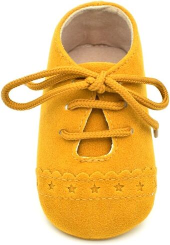 Dukars Baby Boys Girls Soft Sole Moccasins Lace-up Infant Toddler Shoes Sneaker in Kuwait
