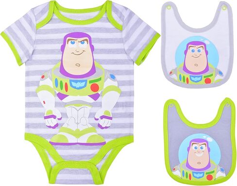 مجموعة من مرايل وبدلة للأطفال من Disney Baby Boys' Monsters Inc أو Mickey أو Buzz Lightyear in Kuwait