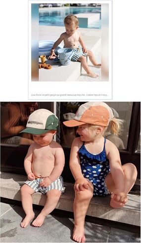 LDIOIF الأولاد ملابس السباحة جذوع سريعة الجافة بحر الرياضة سروال سباحة قصير طفل صبي ملابس السباحة مخطط ثوب السباحة مجلس قصيرة 0-9 سنة in Kuwait