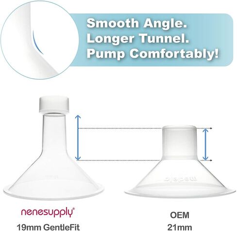 Nenesupply Pump Parts with 27mm Flanges Compatible with Medela Pump in Style Parts Accessories Breast Pump Not Original Medela Pump Parts Incl. 27mm Flange Breastshield Connector Valve Membrane Tubing in Saudi Arabia