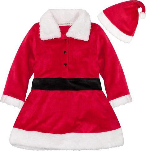 BIG ELEPHANT Unisex Baby 1 Piece Warm Christmas Long Sleeve Romper Pajama with Hat in Saudi Arabia