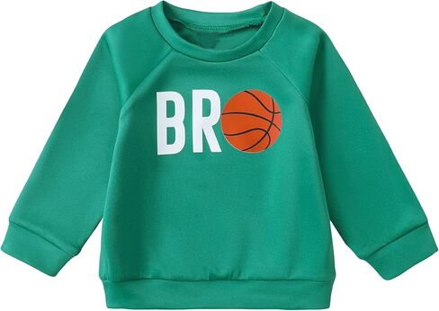 OPAWO طفل رضيع الفتيان الرياضة بلوزات كرة السلة كرة القدم البيسبول كرة القدم إخوانه الجرافيك البلوز الرضع قمم تي شيرت 9M-3T in Kuwait