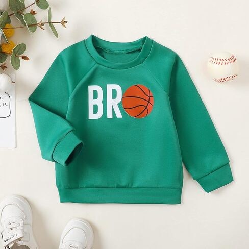 OPAWO طفل رضيع الفتيان الرياضة بلوزات كرة السلة كرة القدم البيسبول كرة القدم إخوانه الجرافيك البلوز الرضع قمم تي شيرت 9M-3T in Kuwait