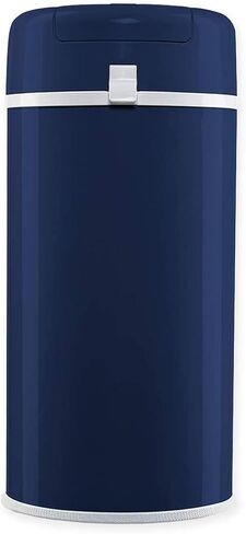 Bubula Premium Steel Diaper Waste Pail with Air Tight Lid and Lock, Navy in Saudi Arabia