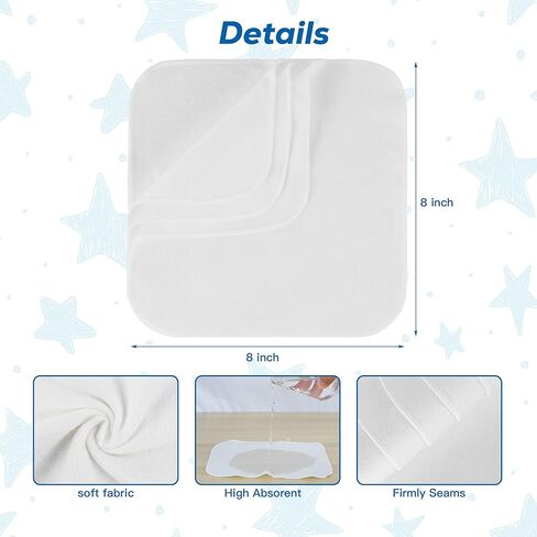 موزع مناديل FAMOPLAY مع 10 قطع من قماش الفانيلا مناديل الأطفال، حامل علبة مناديل مع حزام معلق للسفر، حاوية مناديل محمولة للمناديل المبللة، منظم مناديل القماش in Kuwait