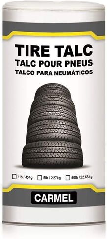 Carmel Tire Talc, 1lb (454g) Shaker Can with Sifter Cap, Talc for Car Tires, Industrial Auto Talc in Saudi Arabia