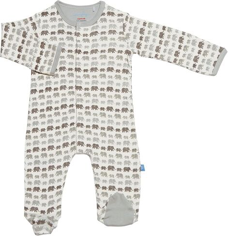 بيجامة ماجنتيك مي سيمبلي قطعة واحدة + مجموعة ملابس أطفال من القطن العضوي مع قفل مغناطيسي سريع (عبوتان) in Kuwait