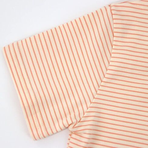 KISBINI Little Girls Boys Short Sleeve T-Shirt Cotton Solid Tees for Toddlers in Kuwait