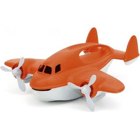 Green Toys Fire Plane - Pretend Play, Motor Skills, Kids Bath Toy Vehicle. No BPA, phthalates, PVC. Dishwasher Safe, Recycled Plastic, Made in USA. in Saudi Arabia