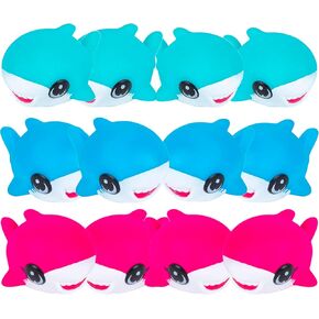 One Dozen (12) 2" Rubber Bath Toy Animals (Cows)