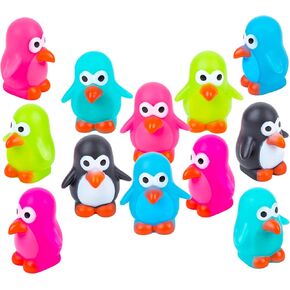 One Dozen (12) 2" Rubber Bath Toy Animals (Cows)