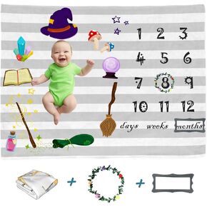 Baby Milestone Blanket for Girl Pink Butterfly Wreath Monthly Newborn Growth Chart Tracker Photography Background Newborn Photo Prop Months weeks days