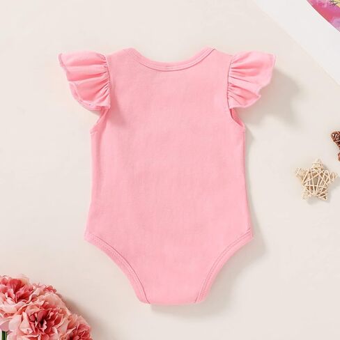 Happy Town Infant Baby Girls Boys Grandma's Little Peanut Short Sleeve Romper Bodysuit Causal Outfits in Saudi Arabia