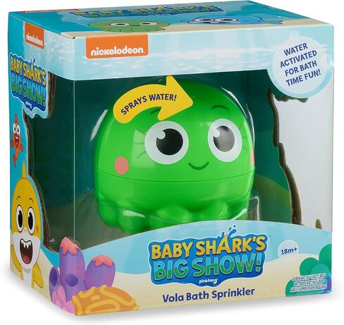 العرض الكبير لـ Baby Shark من WowWee! رشاش الحمام ولعبة الماء – ألعاب الحمام للأطفال (هانك) in Kuwait