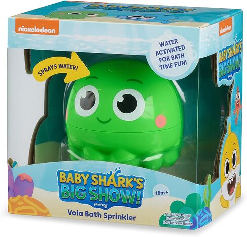 العرض الكبير لـ Baby Shark من WowWee! رشاش الحمام ولعبة الماء – ألعاب الحمام للأطفال (هانك) in Kuwait