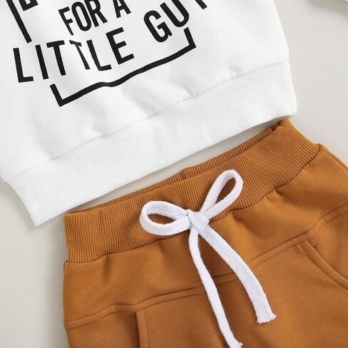 2Pcs Toddler Baby Boy Girl Sweatshirt Tops Pants Set Long Sleeve Sweatsuit Fall Winter Outfits in Saudi Arabia