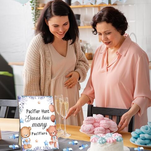 مجموعة ألعاب صيد اللهايات للأطفال، تتضمن علامة خشبية لصيد اللهايات للأطفال و100 لهاية أطفال من الأكريليك الأزرق، مجموعة هدايا لعبة استحمام الطفل لفكرة الصبي والفتاة in Kuwait