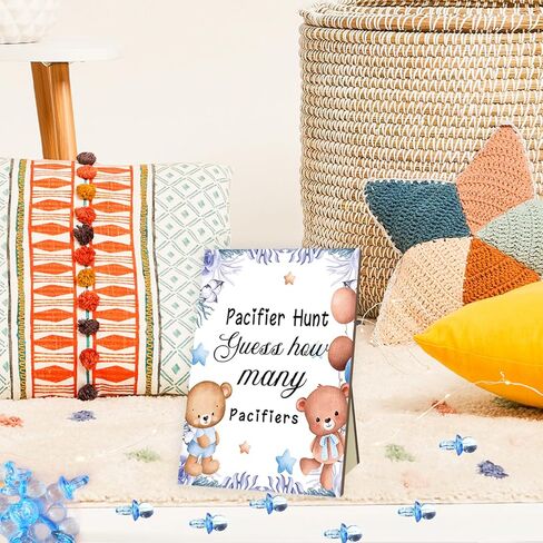 مجموعة ألعاب صيد اللهايات للأطفال، تتضمن علامة خشبية لصيد اللهايات للأطفال و100 لهاية أطفال من الأكريليك الأزرق، مجموعة هدايا لعبة استحمام الطفل لفكرة الصبي والفتاة in Kuwait