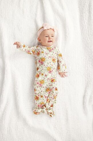 ماد باي ثوب وعصابة راس بتصميم زهور، زهري، 0-3 اشهر، زهري، 0-3 اشهر, زهري, 0-3 Months in Kuwait